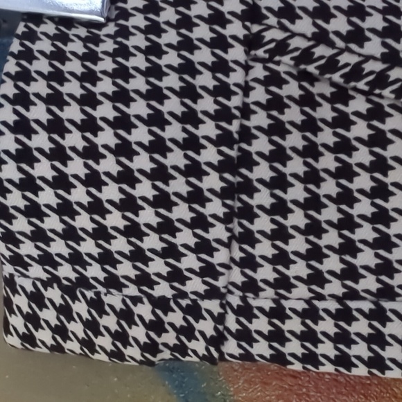 Rafaella Comfort houndstooth Patterned Stretch Dress Pants Size 12 - Picture 5 of 7